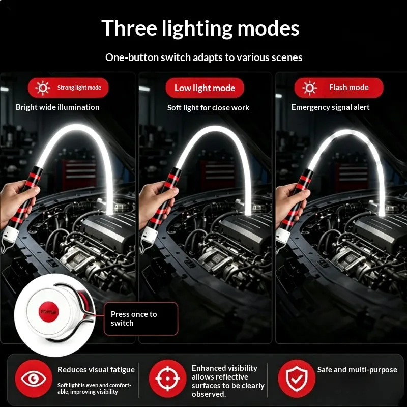 1Pc Flexible Bendable Multi-Fu - Outdoor Lighting Strip recension och pris