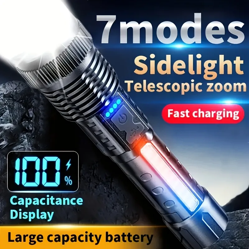 Powerful LED Flashlight Batter - Outdoor Lighting Guide recension och pris