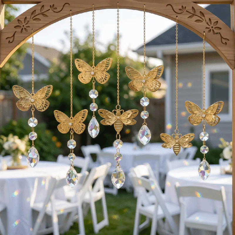 Crafts Crystal Butterfly Wind  - Outdoor Lighting Collections recension och pris