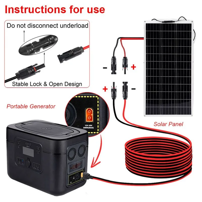 Professional 12AWG 6M XT60 Fem - Outdoor Lighting Extension Cable recension och pris
