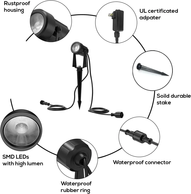 Banord 4-10 Pack 12V LED Spot  - Outdoor Lighting Voltage recension och pris