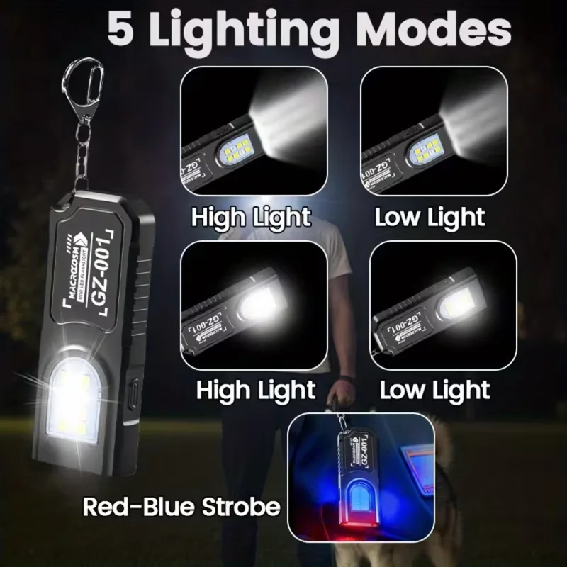 Mini COB LED Keychain Flashlig - Outdoor Lighting Guide recension och pris